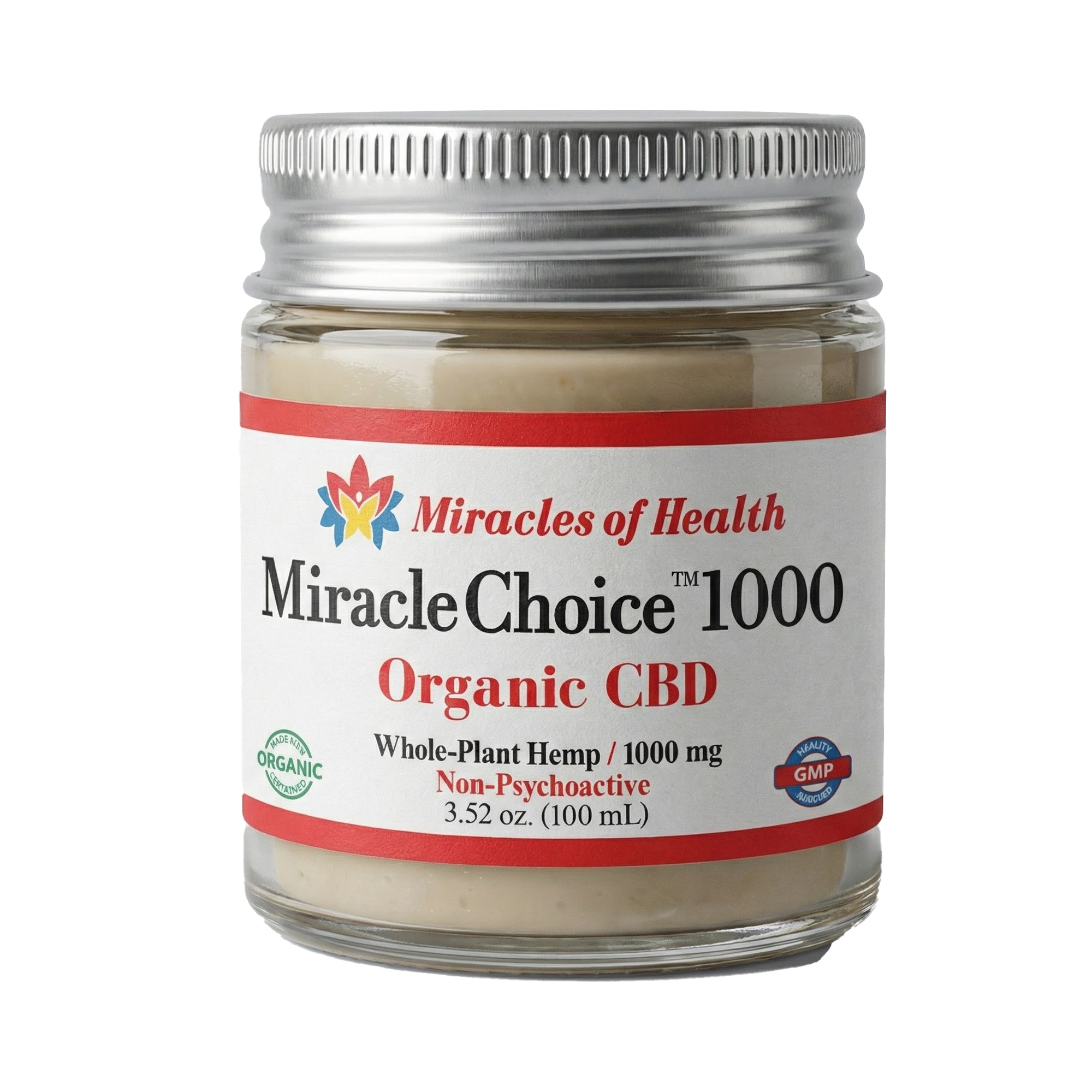 Organic CBD Coconut Salve with 1000 mg CBD | 3.52 oz