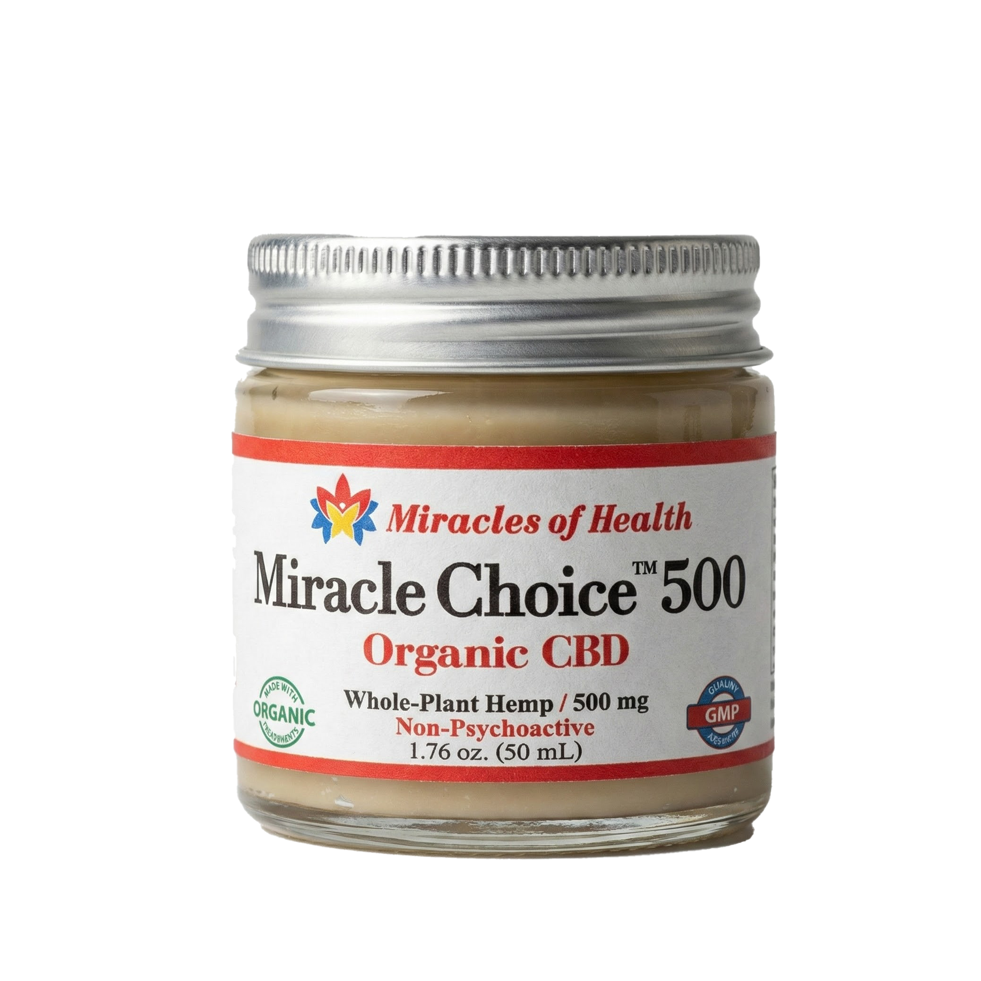 Organic CBD Coconut Salve with 500 mg CBD | 1.76 oz