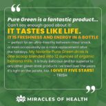 Pura Green Testimonial