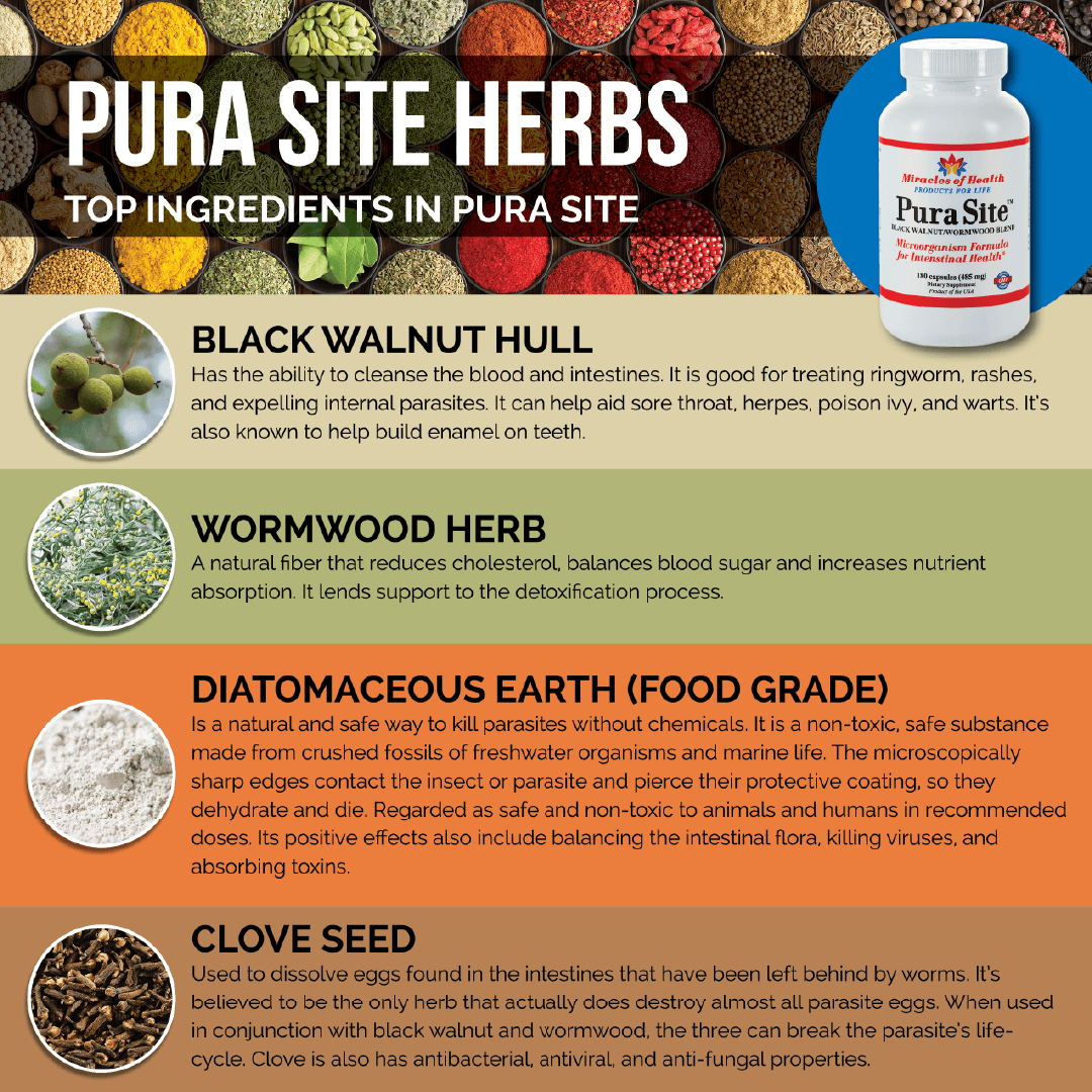 Pura Site Herbs information guide