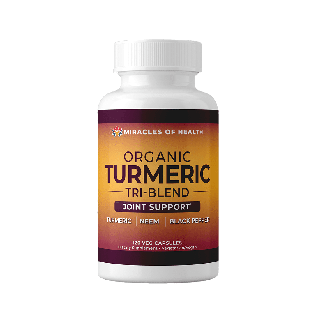 Organic Turmeric Tri-Blend | Daily Heart, Joint, Skin, & Immune Support