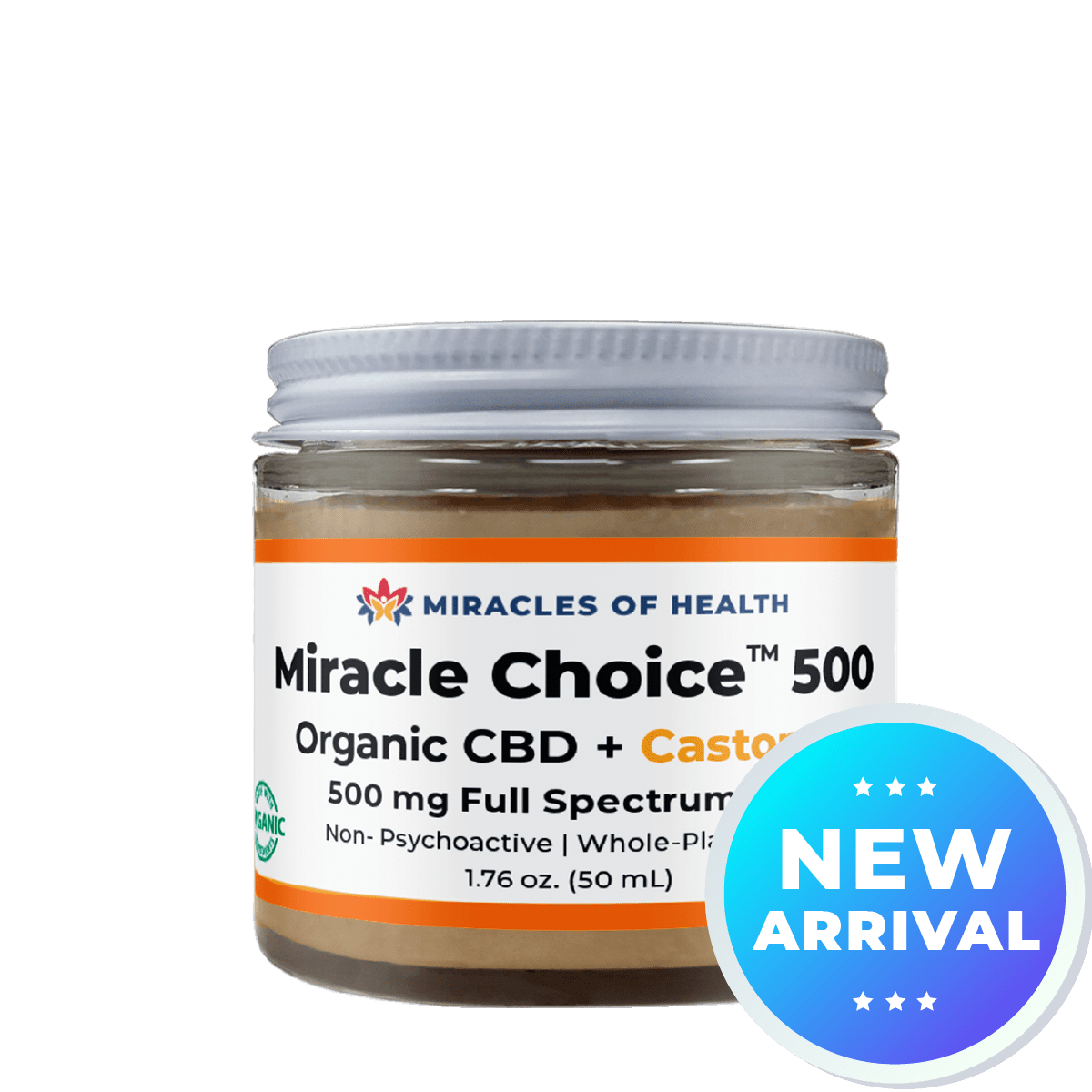 Miracle Choice CBD Coconut Salve | Infused with Castor Oil